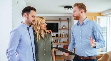 Home Buyers with Sales Representative