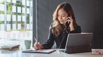 Woman on Phone